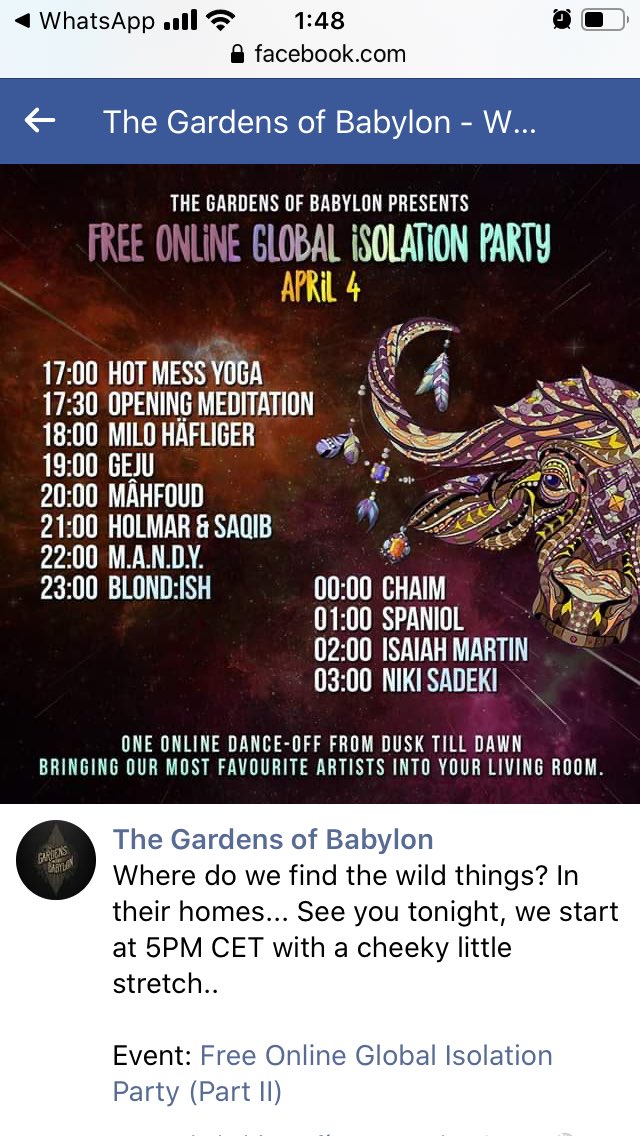 DJAsperger's tweet photo. This is what the end of the world feels like โก๏ธ๐ต๐ฆ https://t.co/E5qVD2bgqq
&
https://t.co/NQHCwgKqnP
#isolationparty #gardensofbabylon #dramaqueers https://t.co/rYwfznIvlx