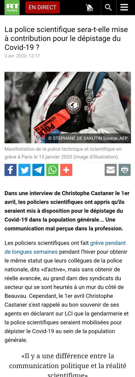 MariePetitpain's tweet photo. Il serait temps pour @CCastaner de maîtriser son sujet, juste une fois dans sa vie... et d'avoir une vision globale des services et des moyens français... les labo de police ne sont pas des labo de production!
Merci @AntoineLaBoite 
https://t.co/zxDt3XdObG https://t.co/aEW97H30os
