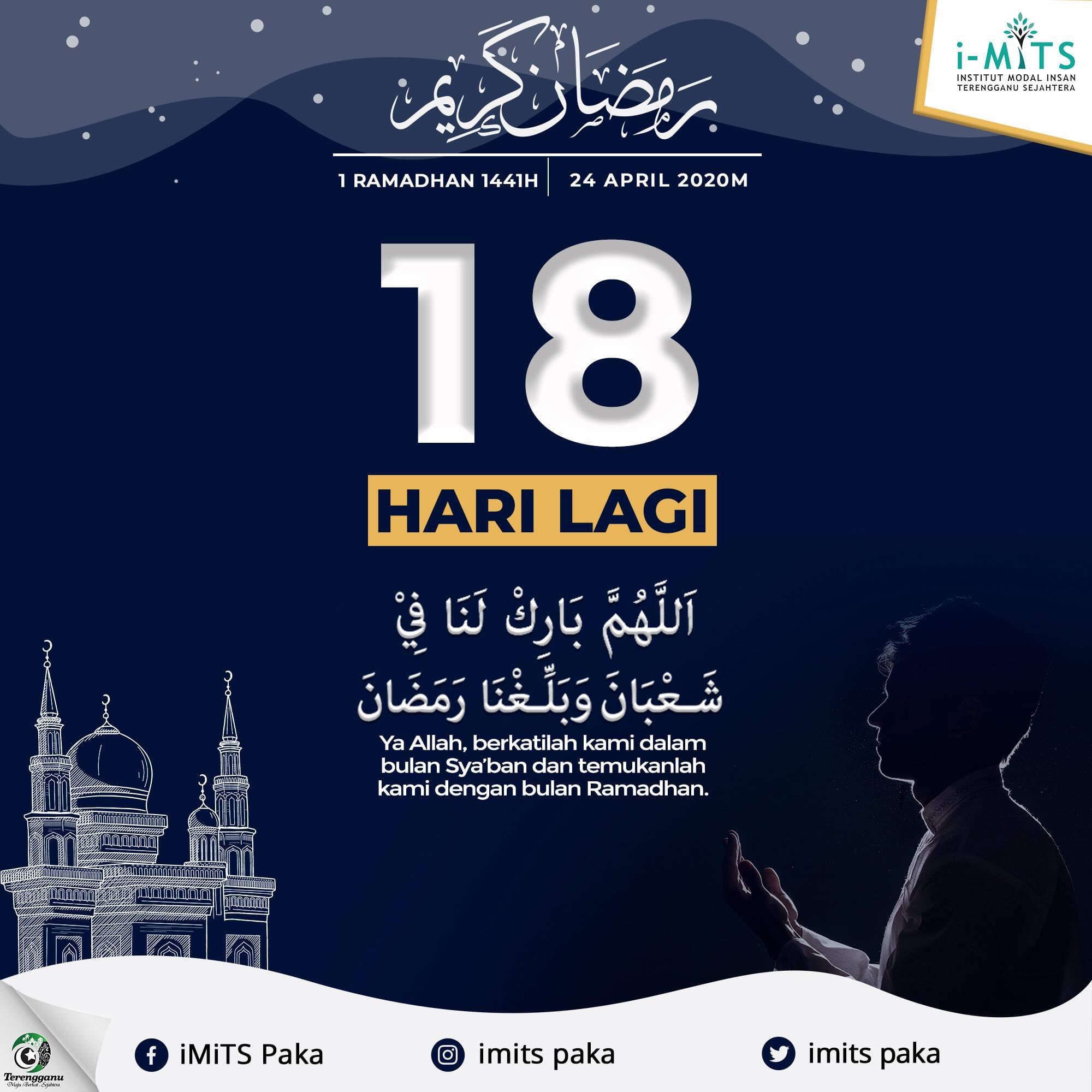 IMITS PAKA on Twitter " COUNTDOWN RAMADAN 2020 18 HARI MENUJU