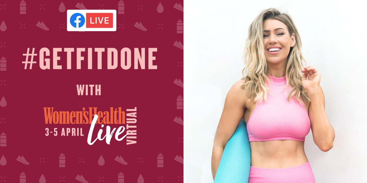 HearstLiveUK's tweet photo. Are you ready for the ultimate booty build and shred with @annavictoriafit? Head over to @womenshealthuk Facebook group for her live workout and don't forget to join at 4pm to ask the world-famous PT and mum-to-be a question in her live Q&amp;A. #GETFITDONE

https://t.co/HxYuVw8PYT https://t.co/bAMivtpNz3