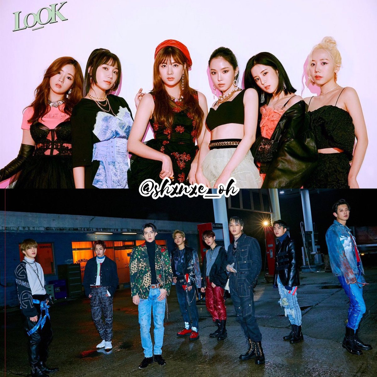 OhShanae's tweet photo. EXOPINK [LOOK X LOVE SHOT]

#exo #look #girlcrush #comeback #suho #xiumin #lay #chen #baekhyun #chanyeol #kyungsoo #kai #sehun #apink #look #chorong #eunji #bomi #naeun #namjoo #hayoung #surong #seyoung #kyungjoo #chanji #baekmi #kaieun #ohcouple #loveshot  #exopink https://t.co/M0d7TZlz54