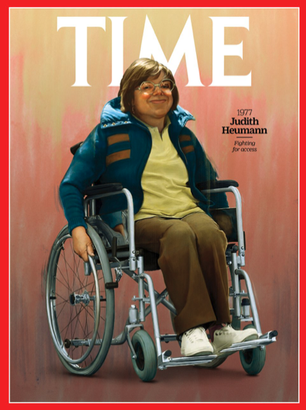 BraunAbility's tweet photo. On this day in 1977, Judith Heumann staged a "quarantine" of sorts at a federal building for 28 days with 100+ activists  demanding disability rights. It worked. For this and all of her advocacy, TIME Magazine named her one of its 100 Women of the Year. #driveforinclusion https://t.co/Mx2ZvGLp4i