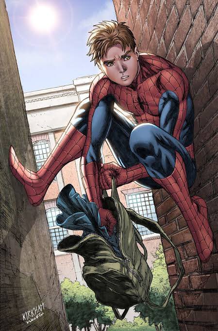 han jisung as peter parker / spiderman