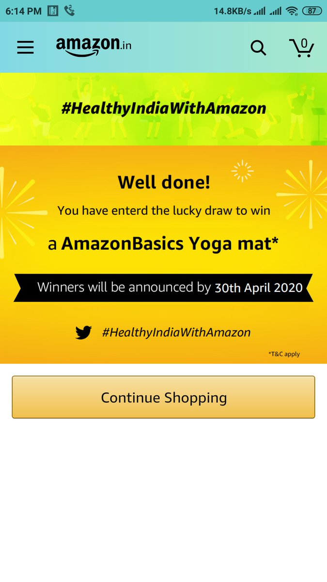 saritakth's tweet photo. #HealthyIndiaWithAmazon https://t.co/JrNG1B7EE3