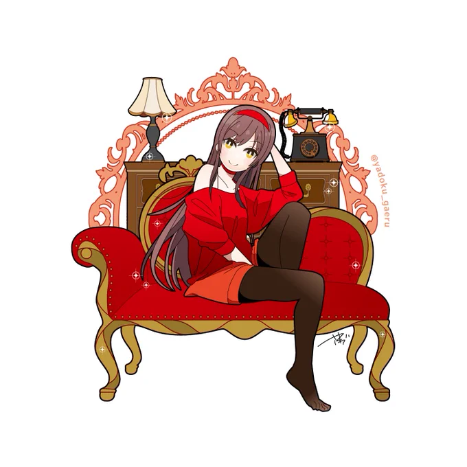 大崎 甘奈を描きました?[Red] 
