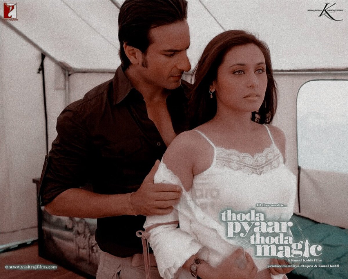 —thoda pyaar thoda magic the child in me still loves this movie so much also saif-rani can never go wrong ughh how much i love thm <3