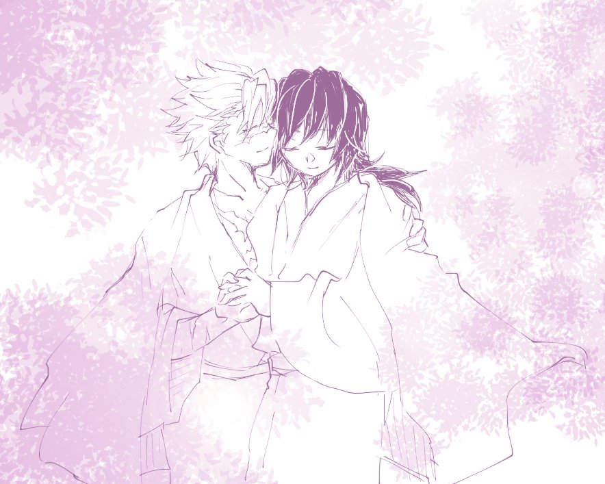 さねぎゆ さねぎゆ 本誌が怖い ので 無意味にイチャついてるの描きたくなります いちのイラスト