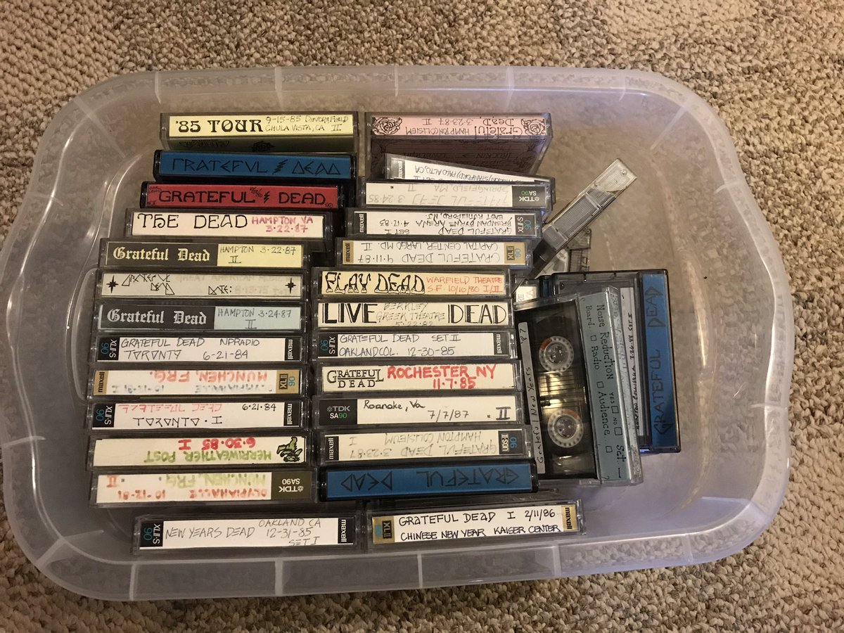 broadbandtrends's tweet photo. Always fun to find some treasures @lemieuxdavid
#gratefuldead #liveshows #taperssection https://t.co/T5QGx9Sxme