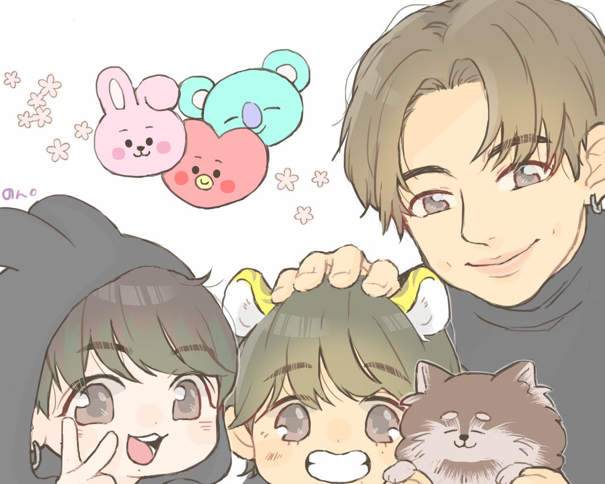 non_125sa's tweet photo. 🐰🐯🐨💜💜💜 https://t.co/UgLyfvHbuK