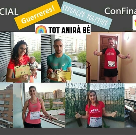 Els ekke runners que han participat al ConFinaRun solidari corrent des de casa seva. Més de 15.000€ recaptats per ajudar a <a href="/irblleida/">Fundació Roc Pifarre</a> a la investigació del covid19. Gran iniciativa i moltes gràcies per la vostra participació!
@iter5 #ConFinaRun #jocorroacasa #ekkerunning