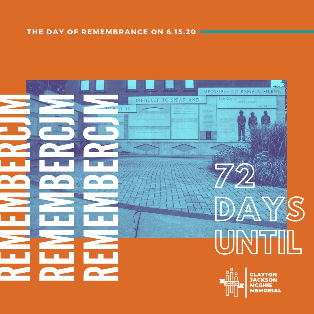 June 15, 2020 will be 100 years since the brutal #Duluth #MN lynching of three young Black men.

Every day we remember #EliasClayton, #ElmerJackson, and #IsaacMcGhie. We ask, what will a future of racial justice, healing, and reconciliation look like in our community?

#CJM2020