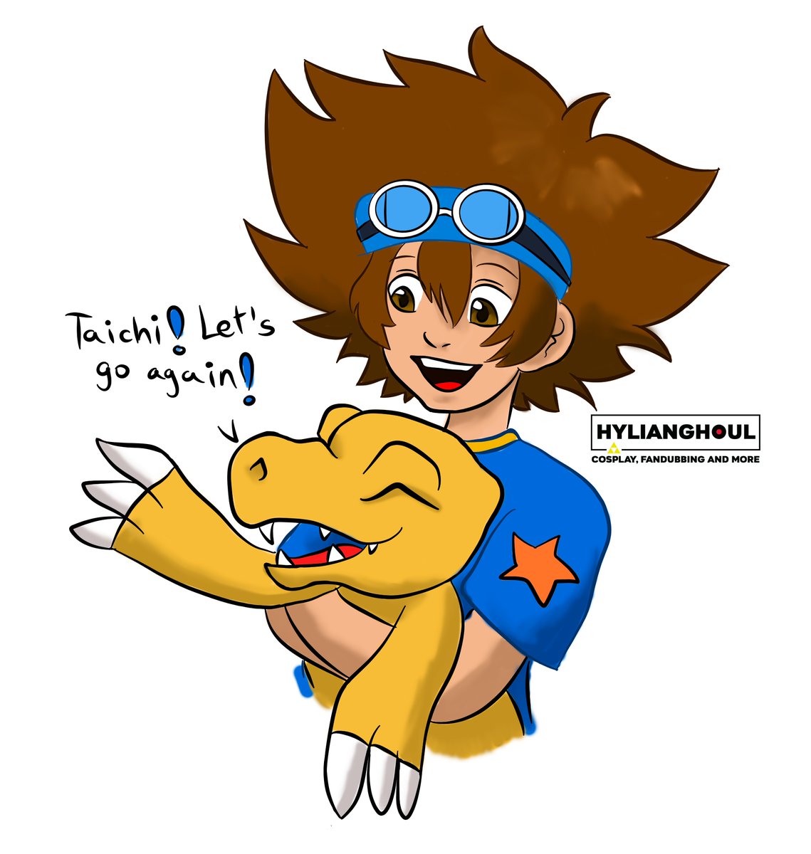 ¡LA AVENTURA COMIENZA DE NUEVO!
Hoy se ha estrenado el primer episodio del nuevo anime de Digimon Adventure, y para celebrarlo, unos adorables Taichi y Agumon 
<a href="/digimon_tv/">DIGIMON BEATBREAK（デジモンビートブレイク）</a> 
#Digimon #DigimonAdventure #DigimonAdventureReboot #digitalart #fanart #デジモン #デジモンアドベンチャー