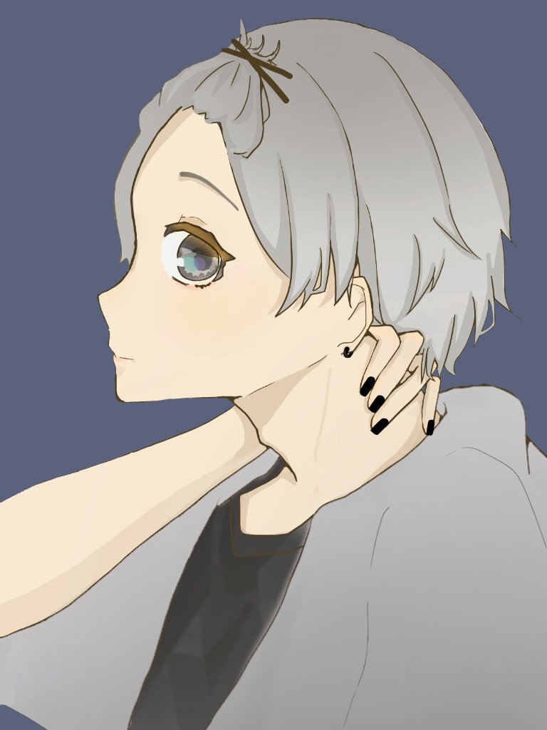 おはぎ On Twitter 再掲です ふぁぼくれてた方すみません 初めて男の子描きました 銀髪ポンパドールです 華奢な男の子って良いですよね イラスト お絵描き 落書き