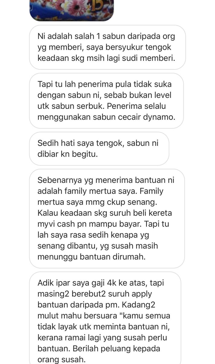 fedtriyahya's tweet photo. Dari dulu lagi sama je... Yang berkemampuan tetap nak kebas bantuan/ barang free padahal ramai yang susah tak dapat... https://t.co/XXQLlGUF0i