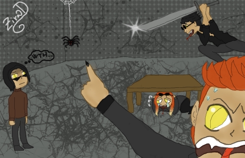 ZiraD7's tweet photo. Hi!
Oh no! a spider!
Book, Tv, Radio and Script Crowley Vs Spider!!
I wonder who will win xD
Love ZiraD💙
@catofapocalypse
#GoodOmensFanArt #4oK #Crowley https://t.co/rOsNuLyMrj
