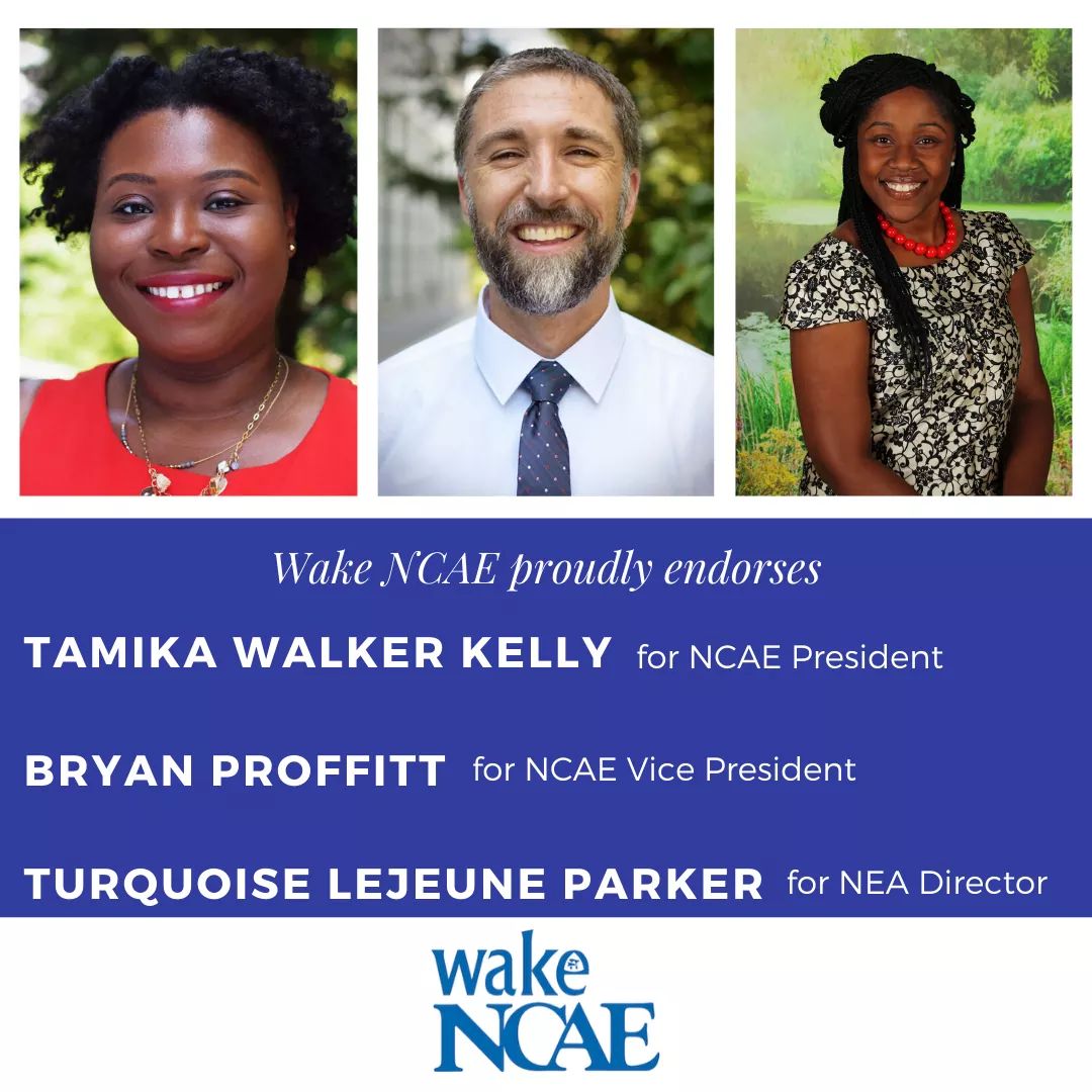 wake_ncae's tweet photo. @ncae elections have begun! You should have received an email last night with instructions. If you did not, please email ncaeelections@ncae.org. Read up on our #WakeNCAE endorsed candidates at https://t.co/NOPKFGRuPw. https://t.co/So6onao4b6