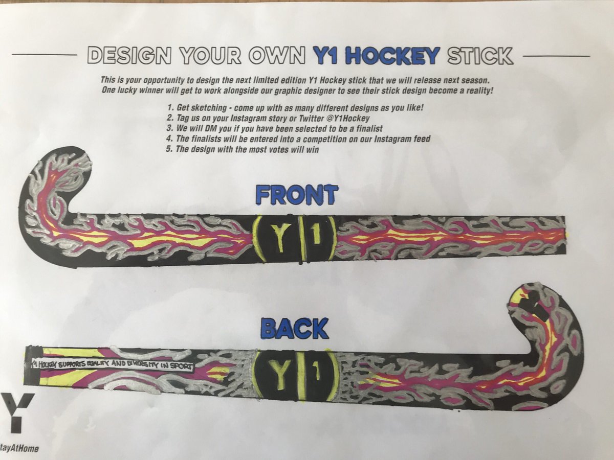 abeeby1's tweet photo. Emma’s stick designs @Y1Hockey https://t.co/1qWbNodHjT