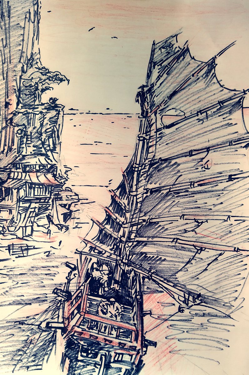 Pokittocom's tweet photo. Pokitto #punkjam , Punk Game Jam is open for everyone with free tools, emulators and examples provided. The compo runs until 15th of May and you're most welcome to join! I personally started today with some concept art for my #sailpunk entry! https://t.co/sThJCYX7lA https://t.co/yn5tuTAf4M