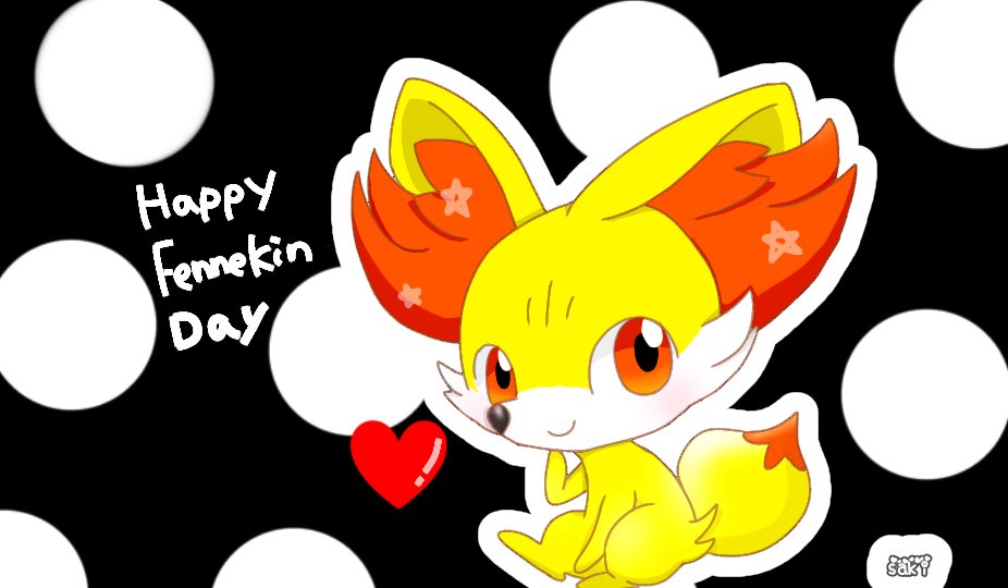 フォッコの日 間に合った フォッコおめでとう Saki のイラスト