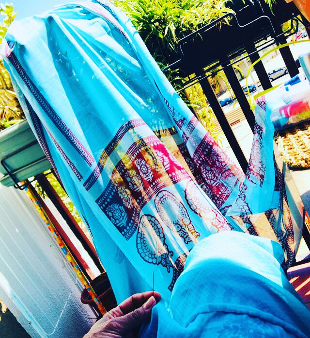 susenahluwalia's tweet photo. Sunday Sewing - Hemming Saris and hoping for a speedy return to bringing them to your EOI, to dress you up like Indian Princesses! ๐ฅป๐ธ๐ฝ ๐ฅฐ #Sari #dressup #Indian #CulturalActivity #actividadesculturales #english #Indianculture #Bollywoodbeauty #EEOOII #eeooii1 #Missingmywork ๐ https://t.co/OwGciA12QX