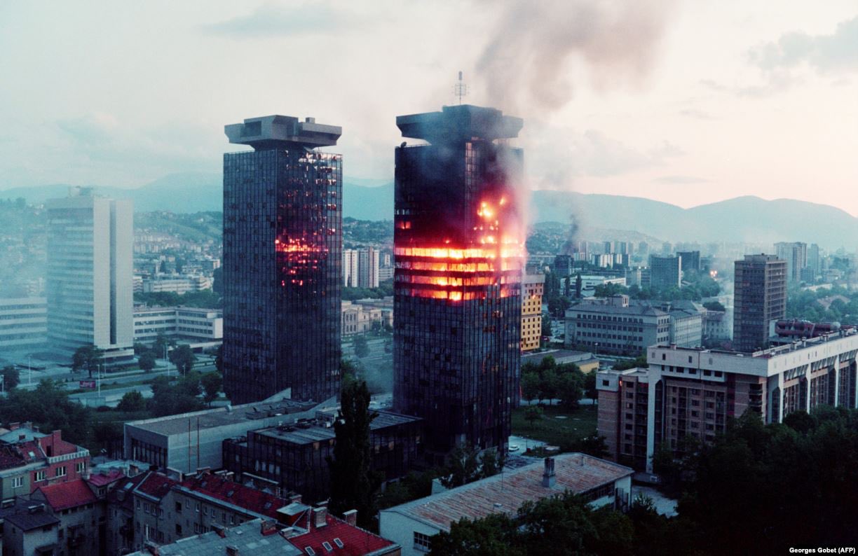 For 1,245 days Sarajevo was cut off from the world and its residents faced ...