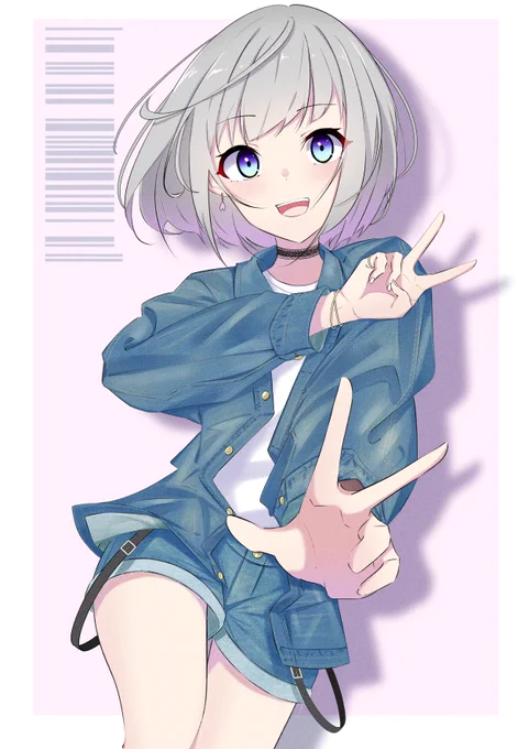 デニムオンデニムも春っぽくて可愛いんだよねぇ? 