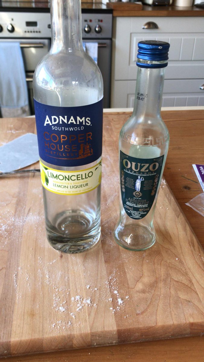 HelenScott88's tweet photo. Mum and dad have taken up the challenge of clearing out their booze cupboard while isolating. This was last nights effort! #coronavirus #isolaton #adnams https://t.co/4S7BFaYf2m