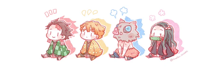 かまぼこ隊+禰豆子orかまぼこ隊+鎹鴉&鎹雀
のフリーヘッダーです
🌸ご自由にお使いください🌸

⚠再配布・自作発言等はご遠慮願います🙏 