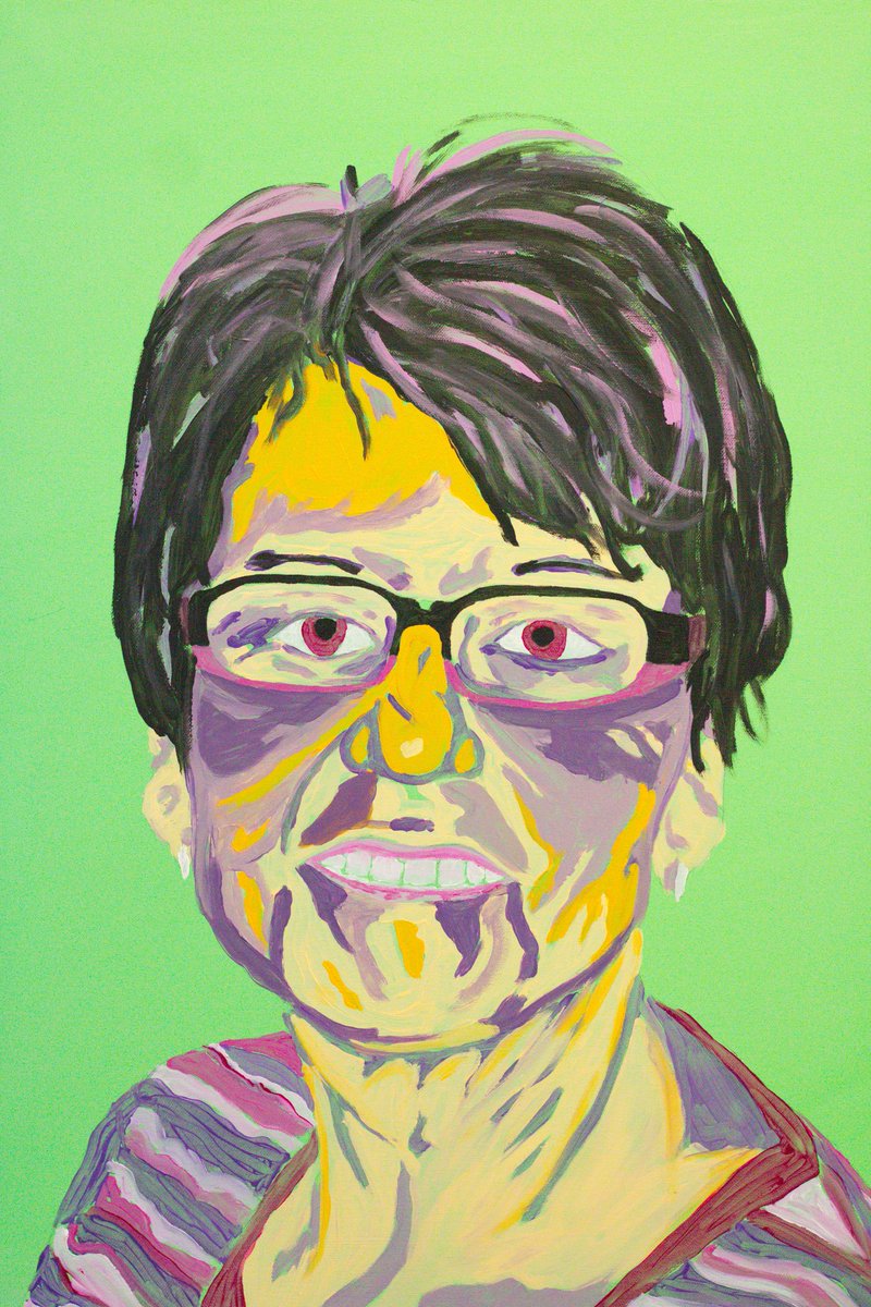 ArtPeda's tweet image. Woman 
80x60 cm 
Acryl on canvas 
2020
#artpeda #abstractart #abstractpost #abstract_post #abstractpainting #abstractportrait #modernekunst #modernart #canvasart #canvas #brush #artlive #green #contemporaryart #contemporary #myart #abstrakt #acryl #acrylic #instaart #art #kunst