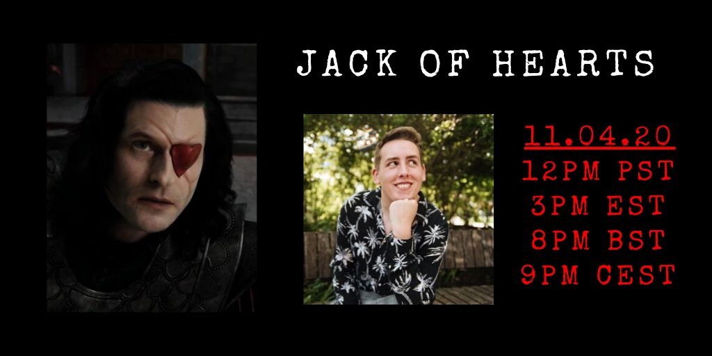 The Jack of Hearts is...  @irishreader_!