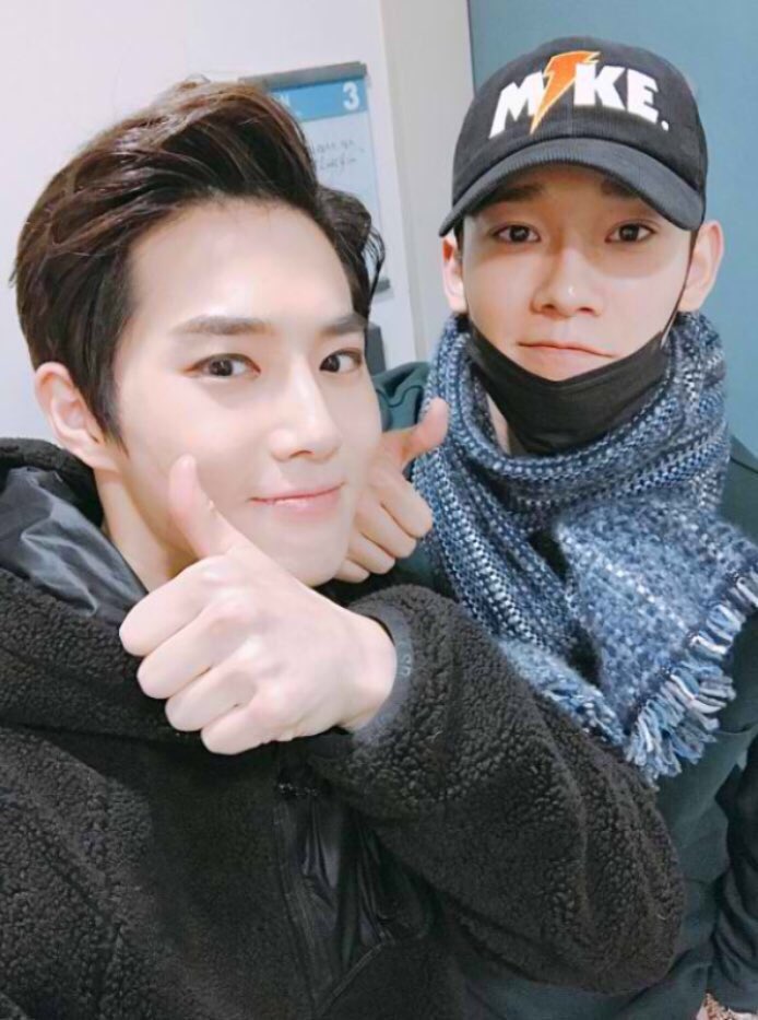 here are just a few the million ways Jongdae has supported Junmyeon over the years:-said Junmyeon['s voice] is his favourite & wants to see him on King of Masked Singer-attended the VIP premiere of Glory Day, Junmyeon's movie-watched The Last Kiss, Junmyeon's first musical