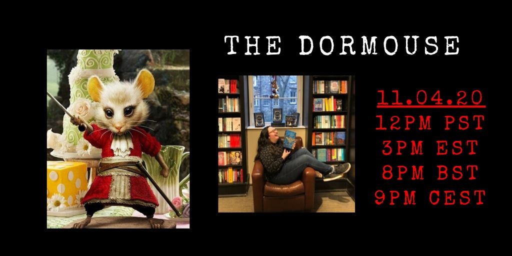 The Dormouse is...  @emmaferrierx!