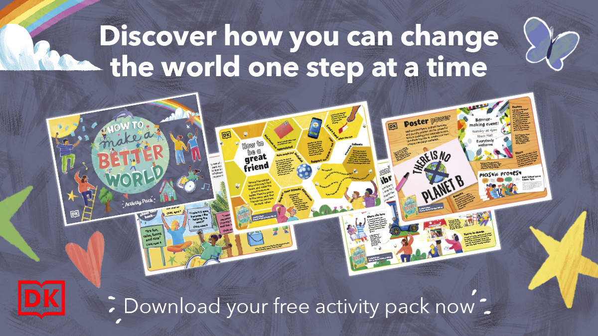 dkbooks's tweet photo. Start today with a little dose of sunshine ☀️ 
This activity pack is full of positive ideas for kids to make great friendships and contribute to their communities: 
https://t.co/vmkGeQHwS8

#dktotherescue #stayhomestaycurious https://t.co/dAHLlVRoKm
