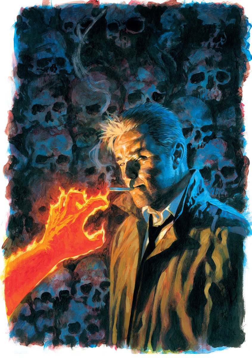  #40yearsofcomics #2014 It took 20 years but my  #Hellblazer issues with Paul Jenkins got collected, Heart Of The Beast also got a re-issue. Before the TV show,  @neilhimself and Terry Pratchett’s  #GoodOmens got a  @BBCRadio4 adaptation with pics by me, and The Fade Out started.