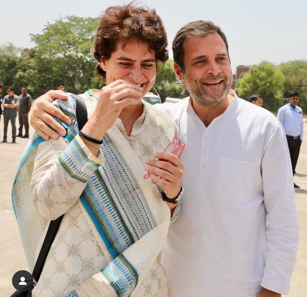 Responsibility of you and  @priyankagandhi and of course of  @INCIndia too.She successfully saved the party from losing it's glory and existence and brought it back to a new prominence.I dearly admire her impeccable courage and love for the nation.
