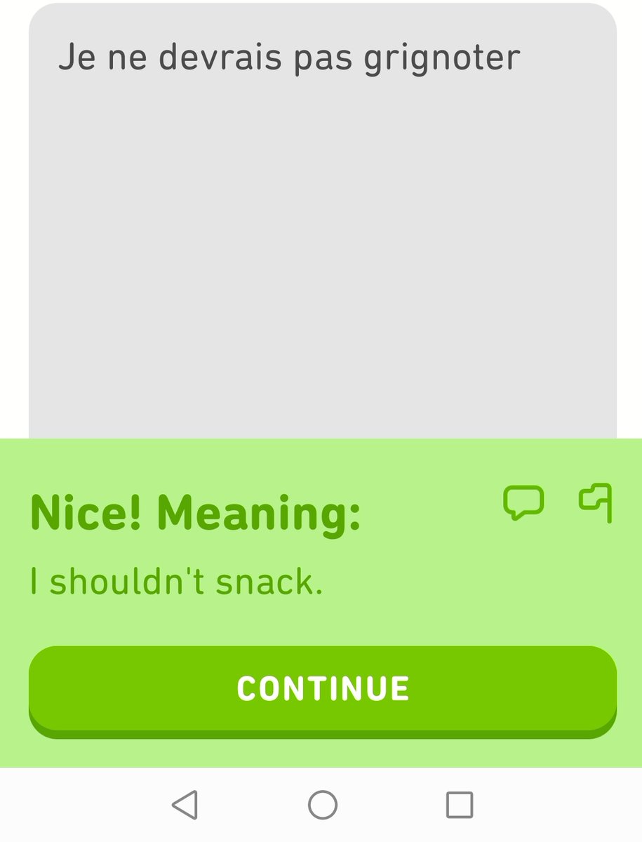 Read the room, you feathery wanker.  #Duolingo