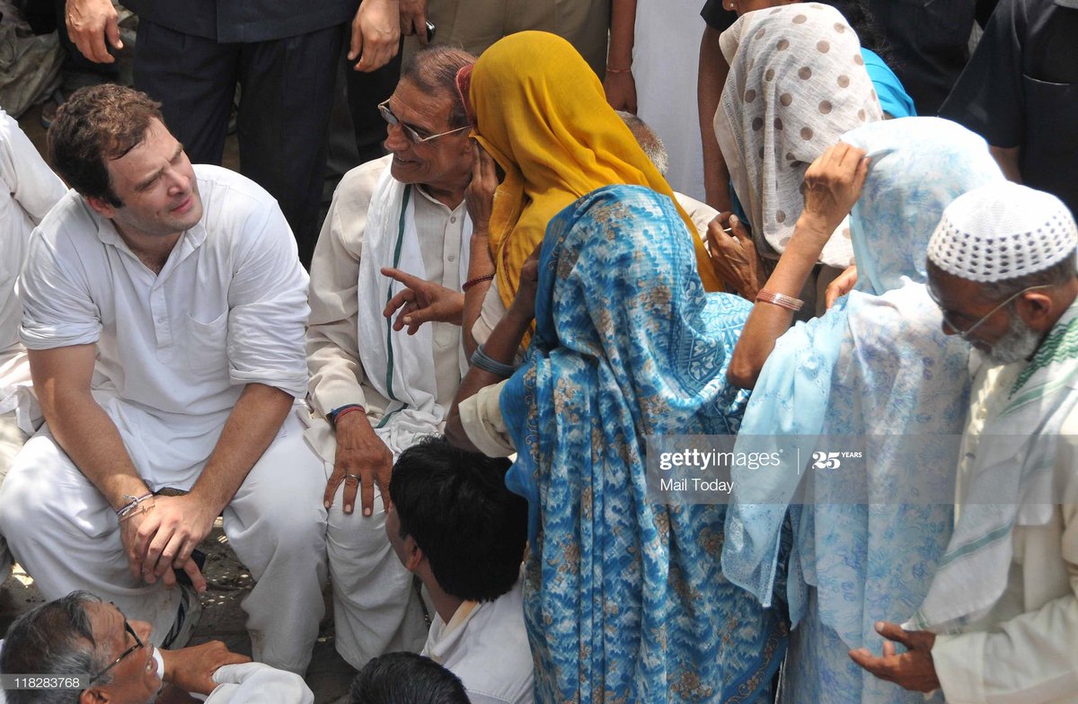 the bottom of the social pyramid. You stood in agitation with the farmers in Bhatta Parsual, UP who lost their homes due to a highway project, you stood in support with the farmers in Mandsaur and even got arrested. You spent maximum time with the poor to understand..