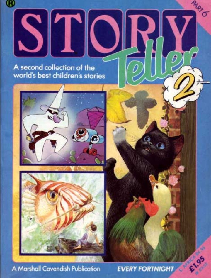 However Marshall Cavendish weren’t stupid: Story Teller stories often ran across multiple issues, so woe betide the parent who didn’t have a regular order in with the newsagent! These now go for quite a bit on eBay, but digital versions are available online.