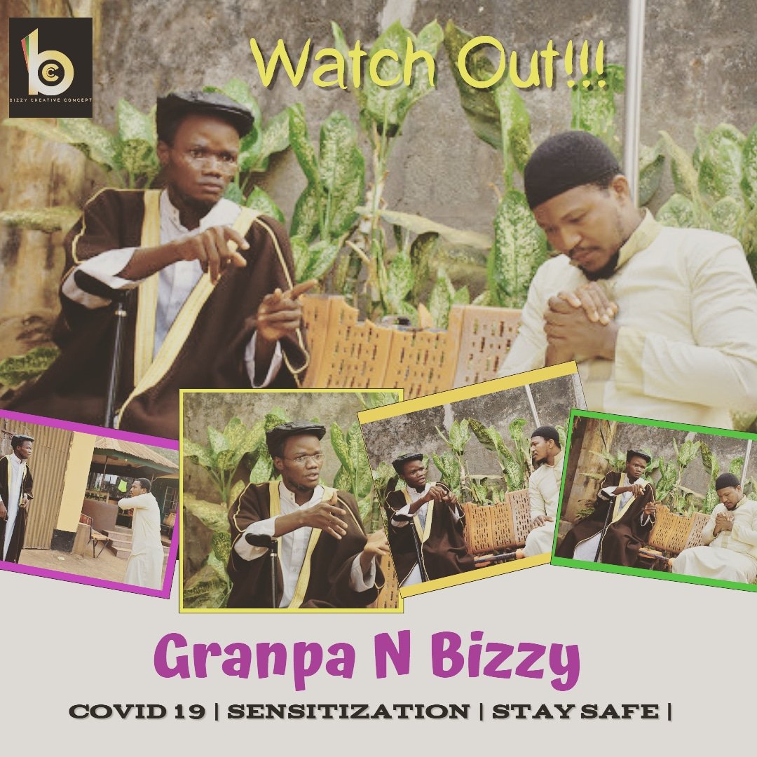 Bizzyman17's tweet photo. Watch out for Granpa N Bizzy #COVID19  Series https://t.co/Zfn4A7mFkR