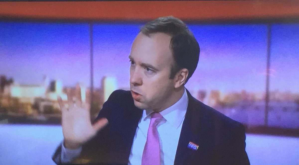 What’s the Exit Strategy from Lock Down ?  #Marr very reasonably asks Hancock Too early to reach a conclusion on that debate says HancockSeriously Matt? Looks like ducking question because of the gaping hole where a strategy should be