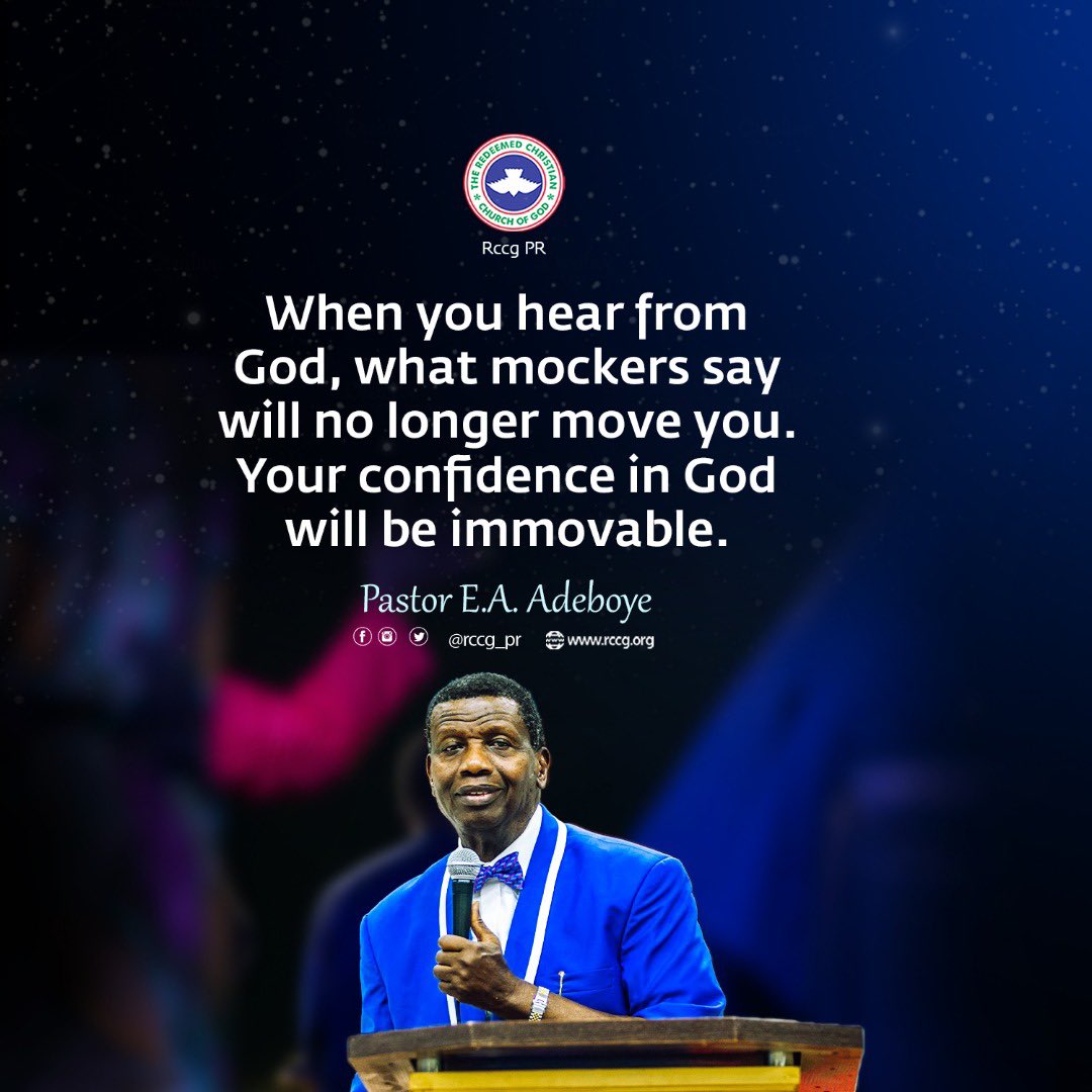 PastorEAAdeboye's tweet photo. #peace https://t.co/SuMPjRv1Zo