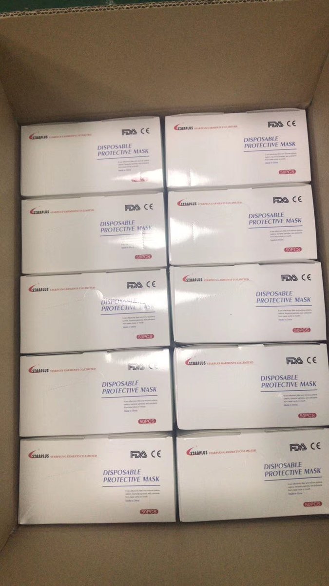 iisp_hk's tweet image. Name: 3 Layer Non-Woven Disposable Face Mask CE &amp;amp; FDA certificated
MOQ: 400 pieces per kilogram by Fedex, In Stock
Price: RMB 1.5 (USD 0.22)
TEL/WhatsAPP: +86.13539583645
Wechat: nicenic-helen