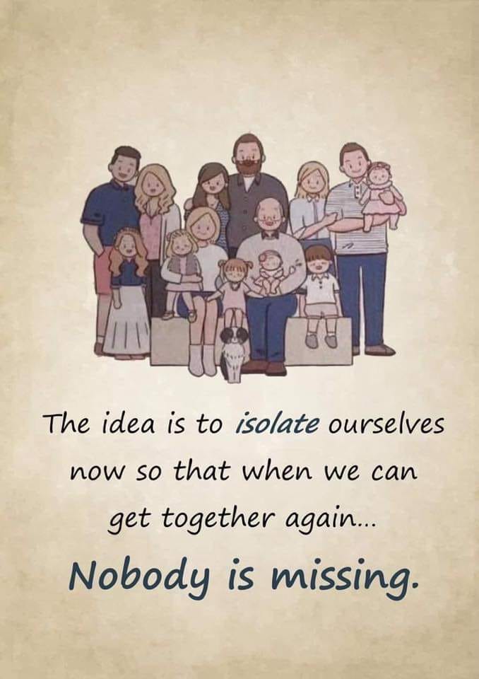 A reminder about why we all need to socially isolate ourselves.