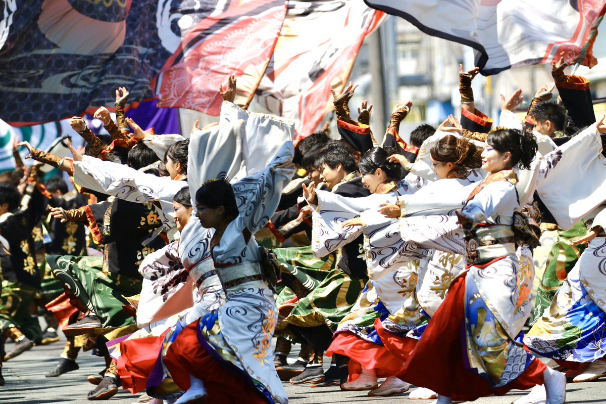 Junpei D X 19 よさこいinおいでん祭 Kagura さん よさこいinおいでん祭 おいでん祭 よさこい Kagura Kaguraの歴史を紡ぐ 春のsnsよさこい祭り