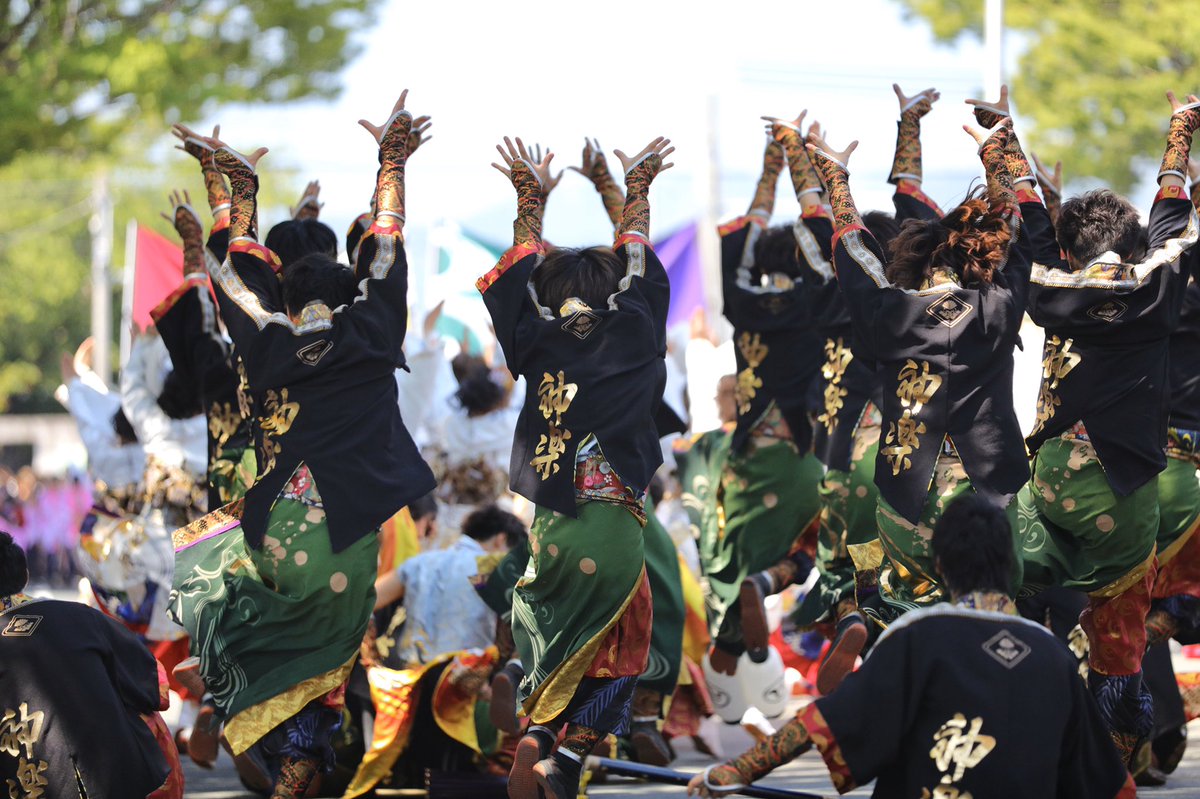 Junpei D X 19 よさこいinおいでん祭 Kagura さん よさこいinおいでん祭 おいでん祭 よさこい Kagura Kaguraの歴史を紡ぐ 春のsnsよさこい祭り