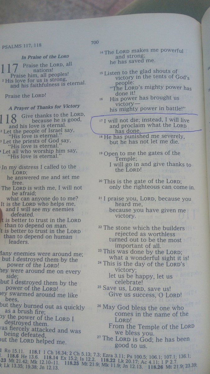 CharryVelly's tweet photo. #Bambika Psalms 118:17 says I will not die,, l will live instead to proclaim what the Lord has done,,, All of us will come out of this season victorious and we will proclaim what the Lord has done,,,,, @timelessnoel1 , @djggactivist ,@KarwirwaLaura semeniii Amen https://t.co/NJp1X2NckO