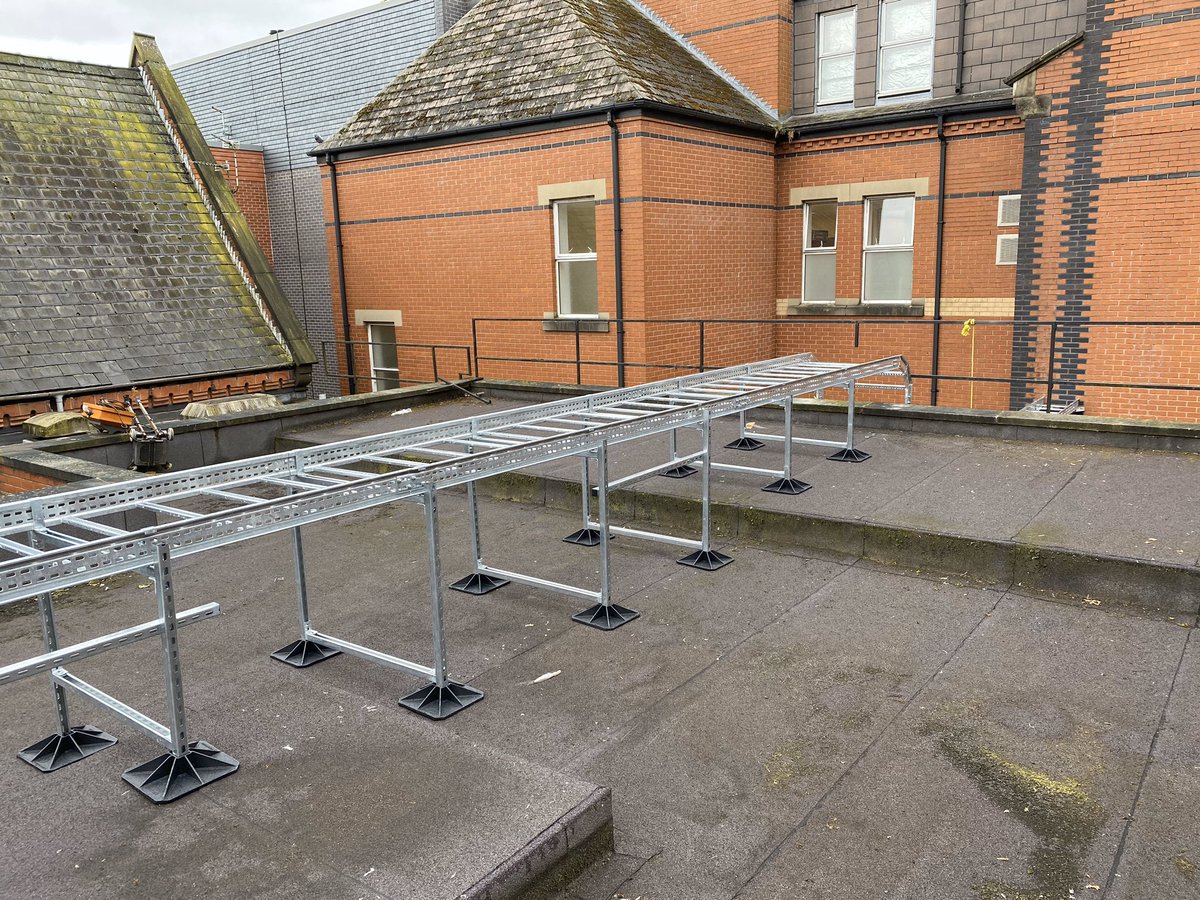 Enabling works in progress for new NHS field ward, well done to the team 👏👏