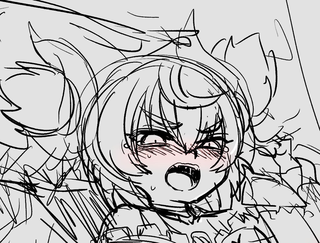 楽しんで描けた顔 