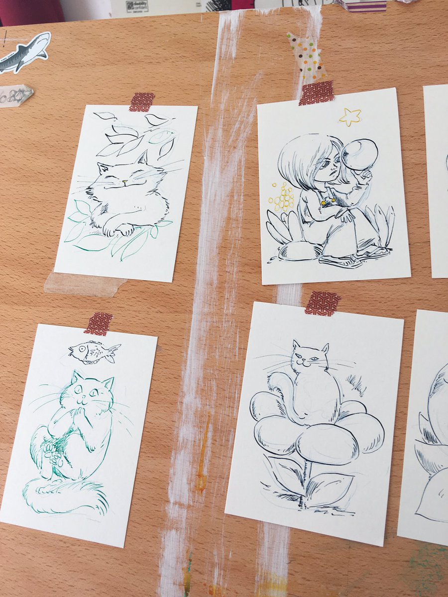 zucomics's tweet photo. Morning doodles #drawing #wip #ink https://t.co/EKlcHDktUc