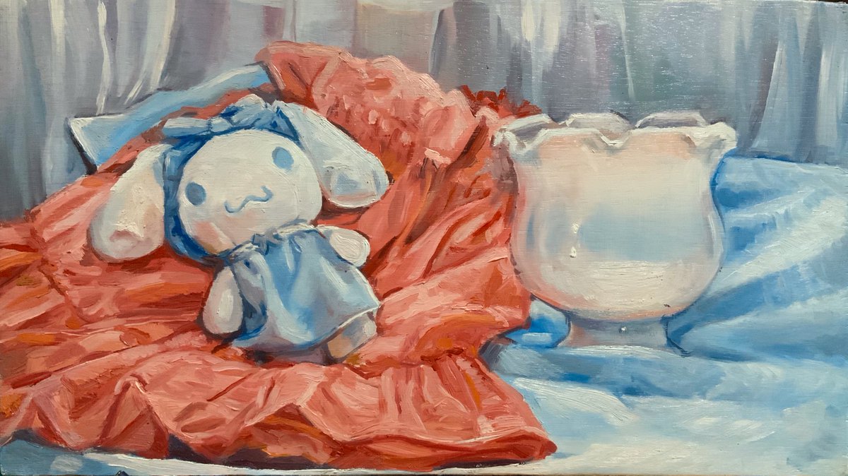 peppasox's tweet photo. Cinnamoroll still-life. https://t.co/lCsavIYeg5